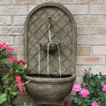Polystone Outdoor Wall Fountain