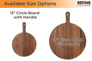 Walnut Round Paddle Cutting Board