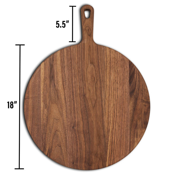 Walnut Round Paddle Cutting Board