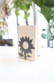 Sunflower Silhouette Steel Bookend