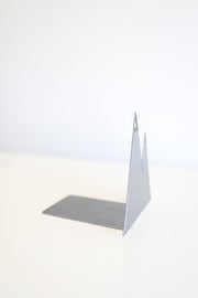 Mountain Cut Steel Bookends