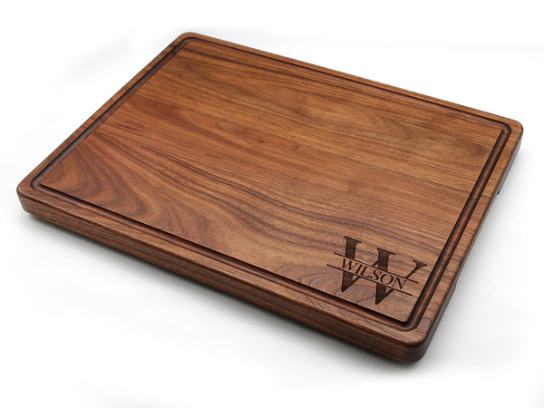 Thick-Cut Walnut Wood Cutting Board