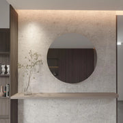 Frameless Round Wall Mirror