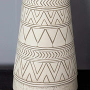 Etched Resin Table Lamp — scale reference and proportion detail