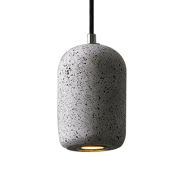 Terrazzo-Finish Cement Pendant Light
