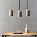 Terrazzo-Finish Cement Pendant Light