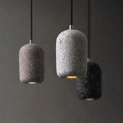 Terrazzo-Finish Cement Pendant Light
