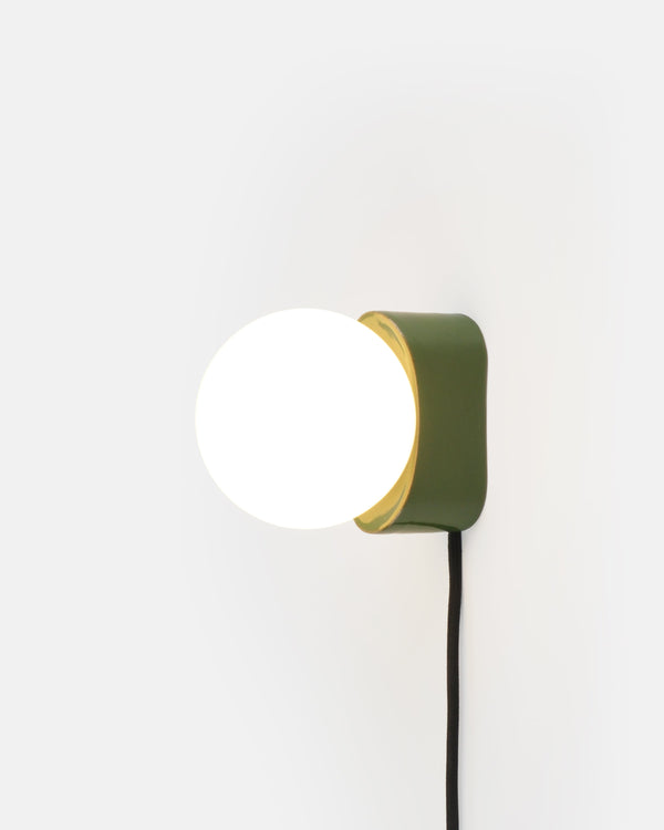 Globe Glass Metal Wall Sconce