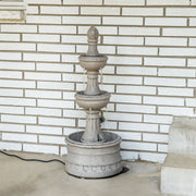 Three-Tier Polyresin Outdoor Fountain