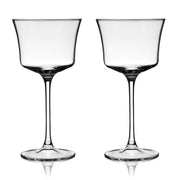 Angled Crystal Cocktail Glass Set
