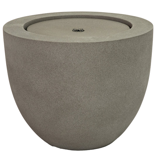 Round Polystone Bubble Outdoor Fountain