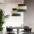 Rattan Weave Fabric Pendant Light