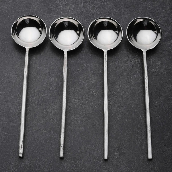 Polished Stainless Steel Sugar Spoon Set