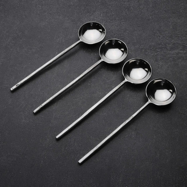 Polished Stainless Steel Sugar Spoon Set