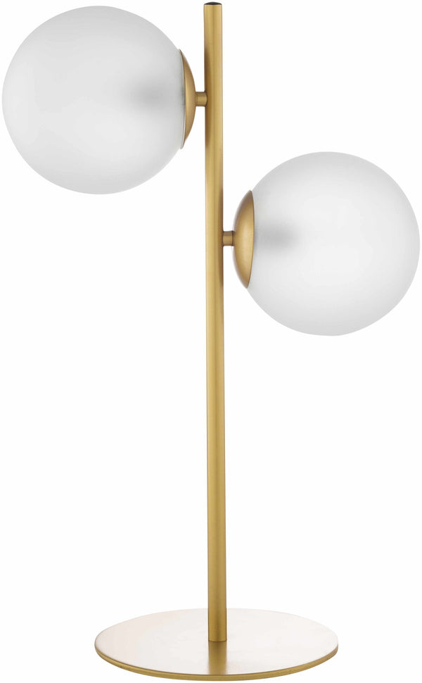 Dual Globe Glass Table Lamp