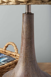 Seagrass Shade Resin Table Lamp