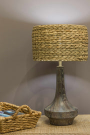 Seagrass Shade Resin Table Lamp
