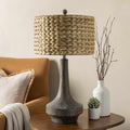 Seagrass Shade Resin Table Lamp