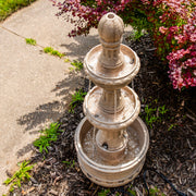 Three-Tier Polyresin Outdoor Fountain