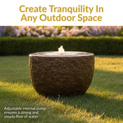 Polystone Outdoor Bubble Fountain