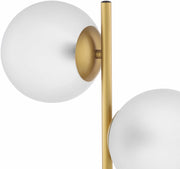 Dual Globe Glass Table Lamp