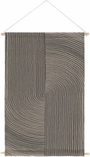 Hand-Woven Geometric Cotton Wall Hanging