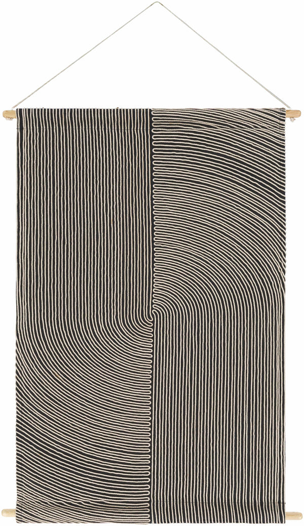 Hand-Woven Geometric Cotton Wall Hanging