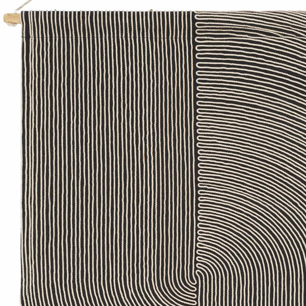 Hand-Woven Geometric Cotton Wall Hanging