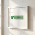 Matchbox Still Life Framed Print — Framed still-life print of a matchbox, in three frame finishes and three sizes