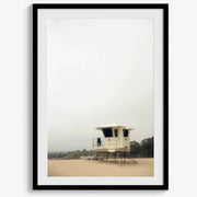 Coastal Lifeguard Stand Photographic Print