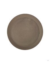 Ridged Ceramic Round Serving Tray – serving tray | Roost & Roam