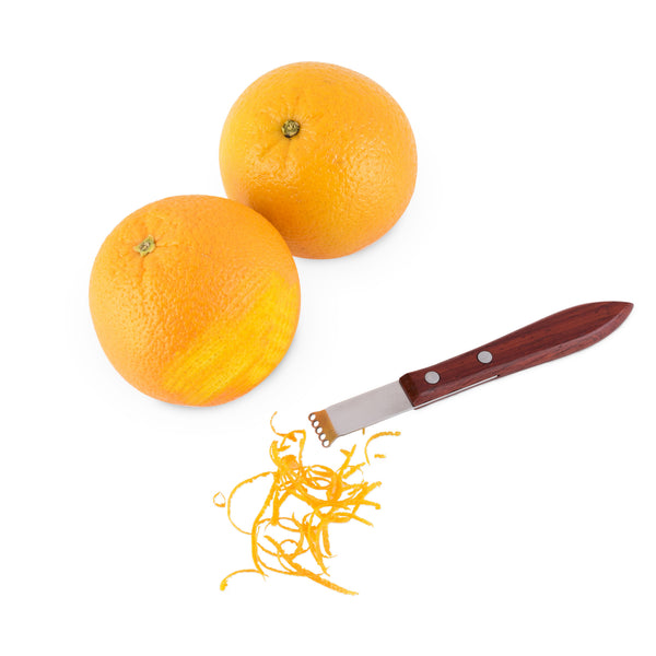 Acacia Handle Stainless Steel Citrus Zester