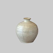 Textured Ceramic Globe Vase