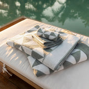 Striped Cotton Bath Towel Set