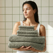 Dense-Loop Cotton Bath Towel Set
