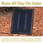 Two-Tier Solar Outdoor Water Fountain