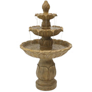Three-Tier Tulip Outdoor Fountain
