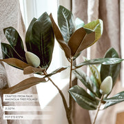 Potted Faux Magnolia Tree