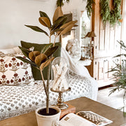 Potted Faux Magnolia Tree