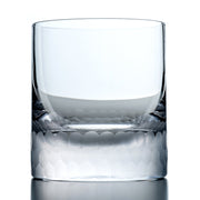 Honeycomb-Etched Crystal Rocks Glass