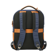 Nylon Leather-Trim Laptop Backpack