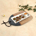 Marble Acacia Wood Serving Board