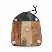 Marble Acacia Wood Serving Board