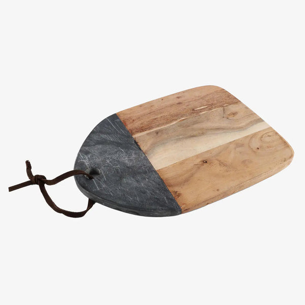 Marble Acacia Wood Serving Board