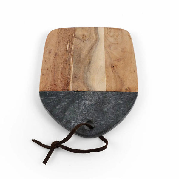 Marble Acacia Wood Serving Board