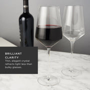Angled Crystal Bordeaux Decanter Set