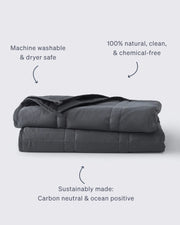 Weighted Cotton Throw Blanket