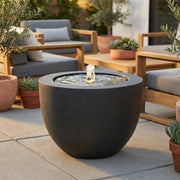 Round Polystone Bubble Outdoor Fountain