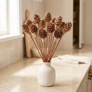 Pinecone-Tipped Rattan Reed Diffuser Sticks