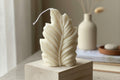 Hand-Poured Leaf Form Soy Candle